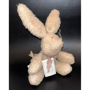Ragamuffins 6" Shaggy Bunny Plush Stuffed Animal Rabbit Big Ears 1998 Vintage